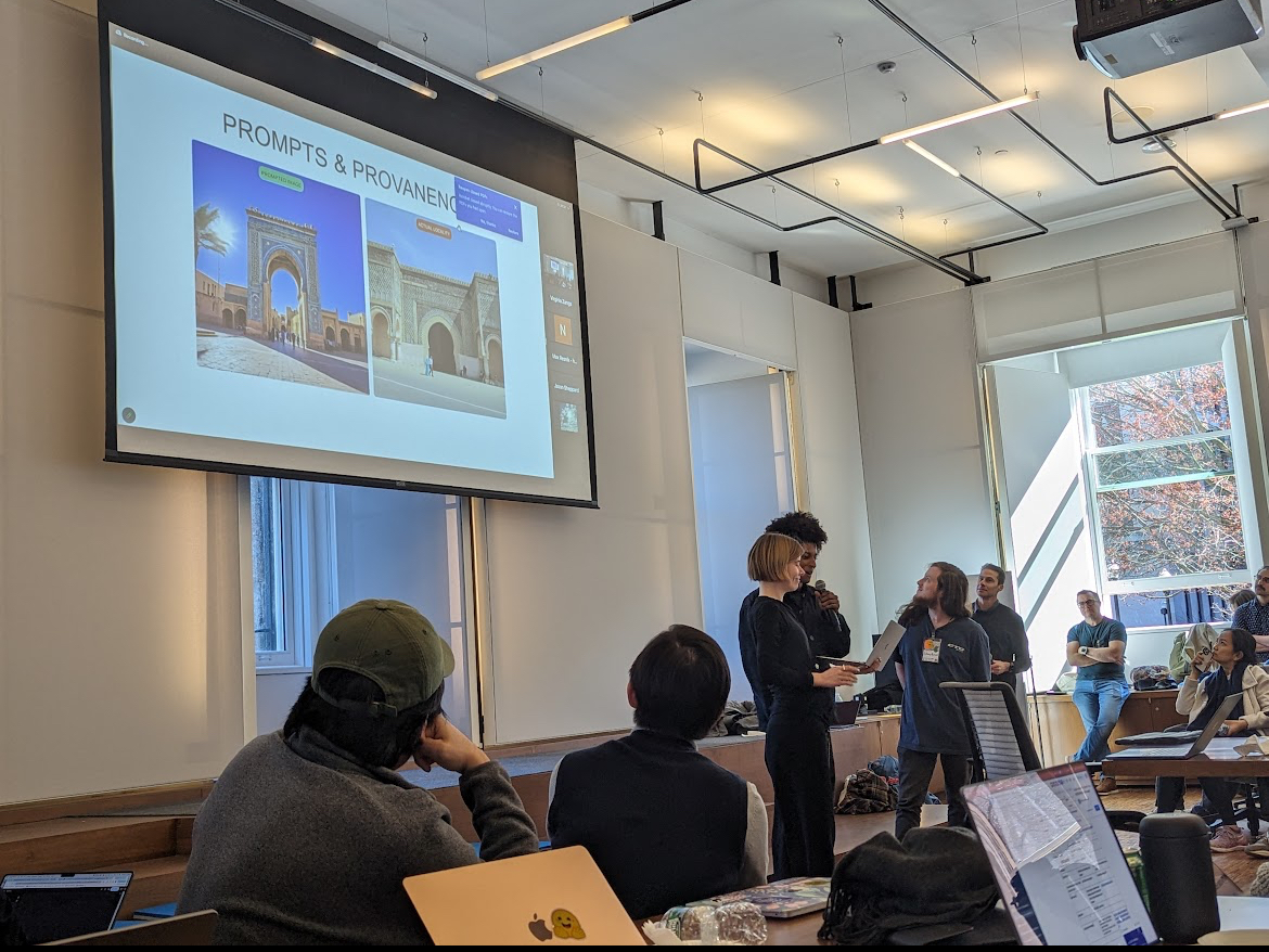 Hack/Hackers + Brown Institute hackathon at Columbia University, April 2024